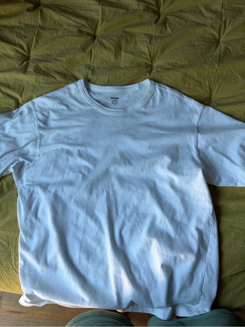 Buck Mason Toughknit Men’s White Shirt